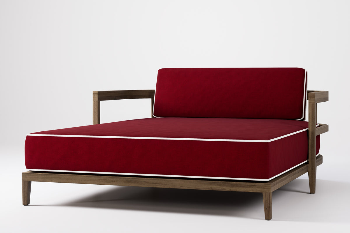 Rome Double Outdoor Daybed Teak