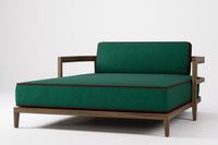 Rome Double Outdoor Daybed Teak