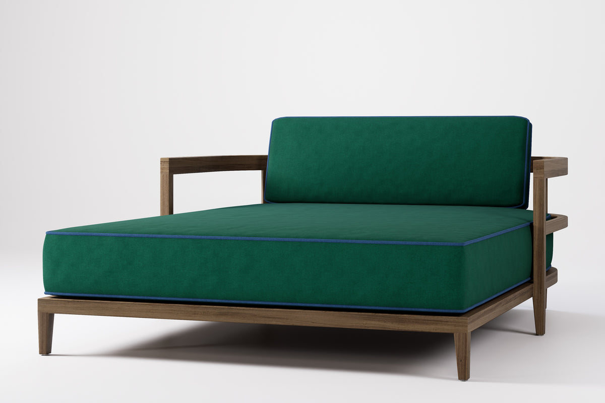 Rome Double Outdoor Daybed Teak
