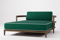 Rome Double Outdoor Daybed Teak