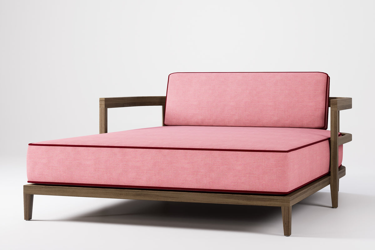 Rome Double Outdoor Daybed Teak