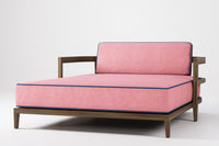 Rome Double Outdoor Daybed Teak