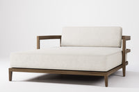 Rome Double Outdoor Daybed Teak