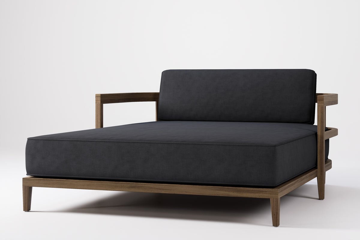 Rome Double Outdoor Daybed Teak