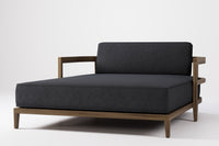 Rome Double Outdoor Daybed Teak