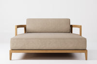 Rome Double Outdoor Daybed Teak