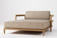 Rome Double Outdoor Daybed Teak