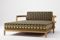 Rome Double Outdoor Daybed Teak (Boteh)