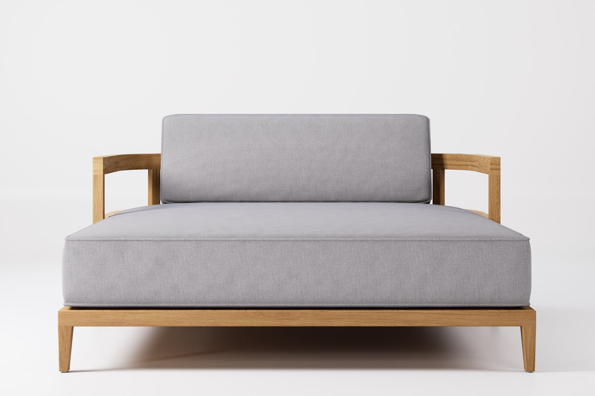 Rome Double Outdoor Daybed Teak