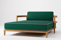 Rome Double Outdoor Daybed Teak