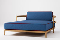 Rome Double Outdoor Daybed Teak