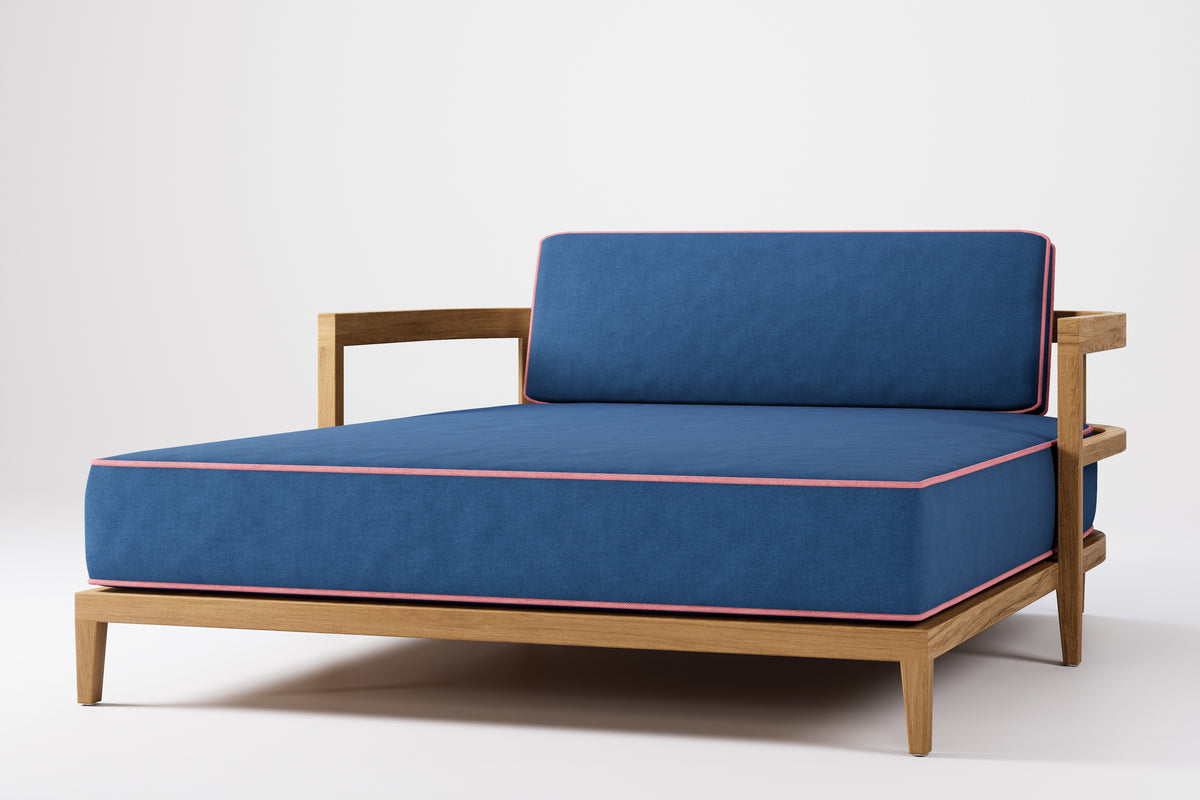 Rome Double Outdoor Daybed Teak
