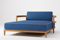 Rome Double Outdoor Daybed Teak