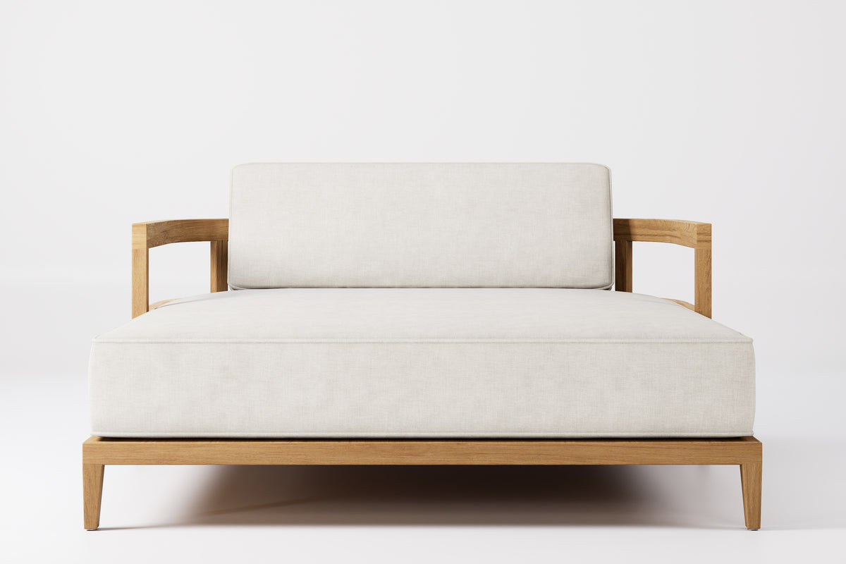Rome Double Outdoor Daybed Teak