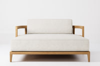 Rome Double Outdoor Daybed Teak