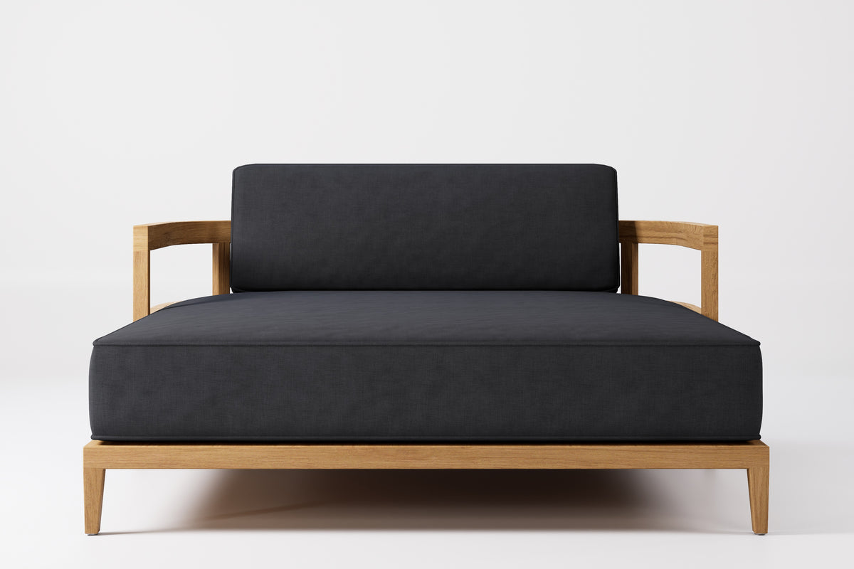 Rome Double Outdoor Daybed Teak