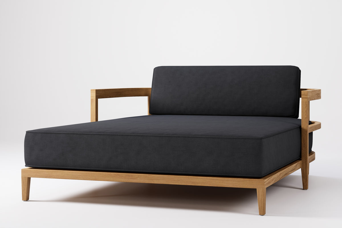 Rome Double Outdoor Daybed Teak