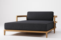 Rome Double Outdoor Daybed Teak