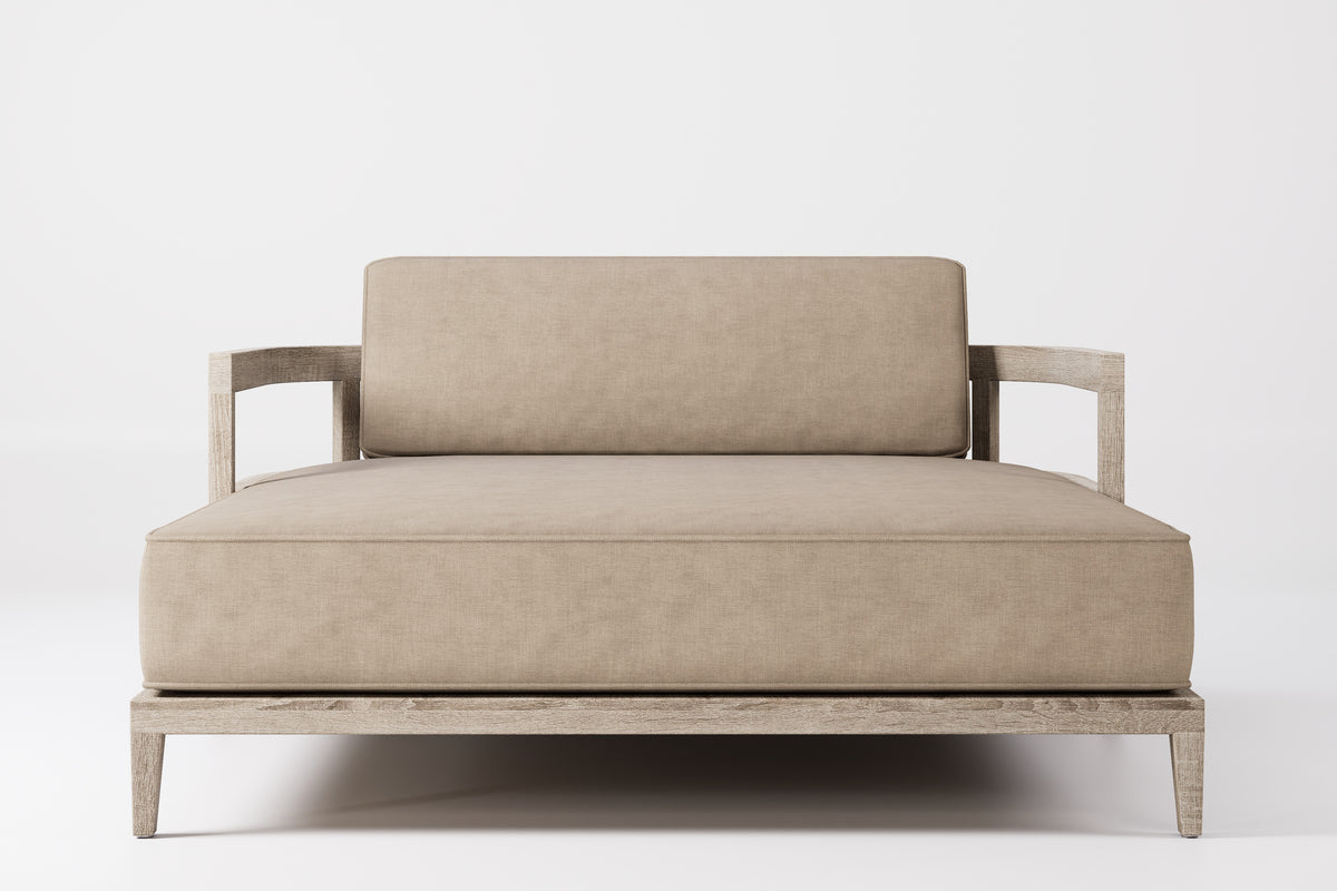 Rome Double Outdoor Daybed Teak