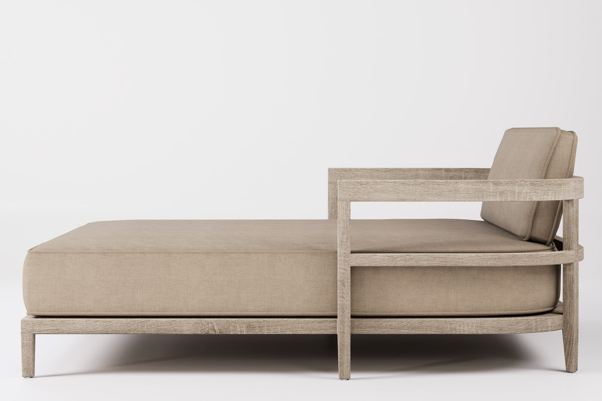 Rome Double Outdoor Daybed Teak