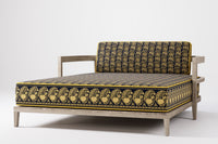 Rome Double Outdoor Daybed Teak (Boteh)