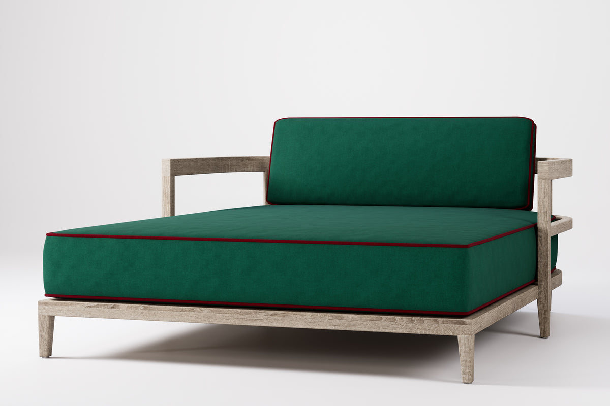 Rome Double Outdoor Daybed Teak