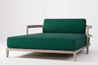 Rome Double Outdoor Daybed Teak