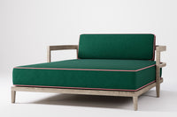 Rome Double Outdoor Daybed Teak