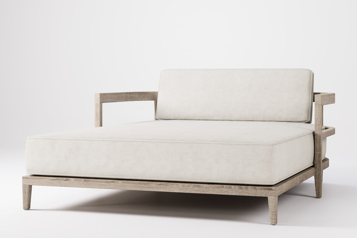 Rome Double Outdoor Daybed Teak