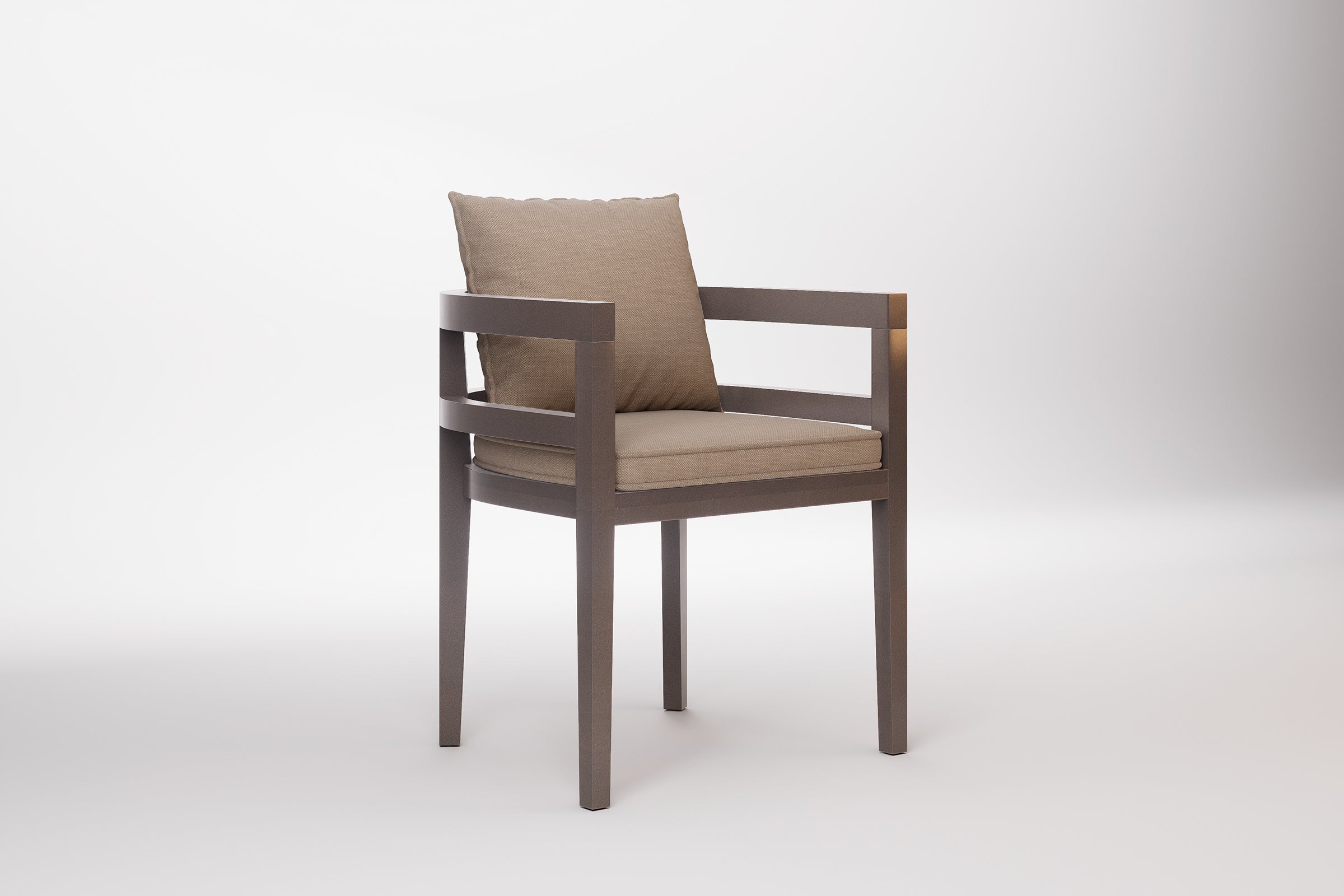 Rome Outdoor Dining Chair Aluminium