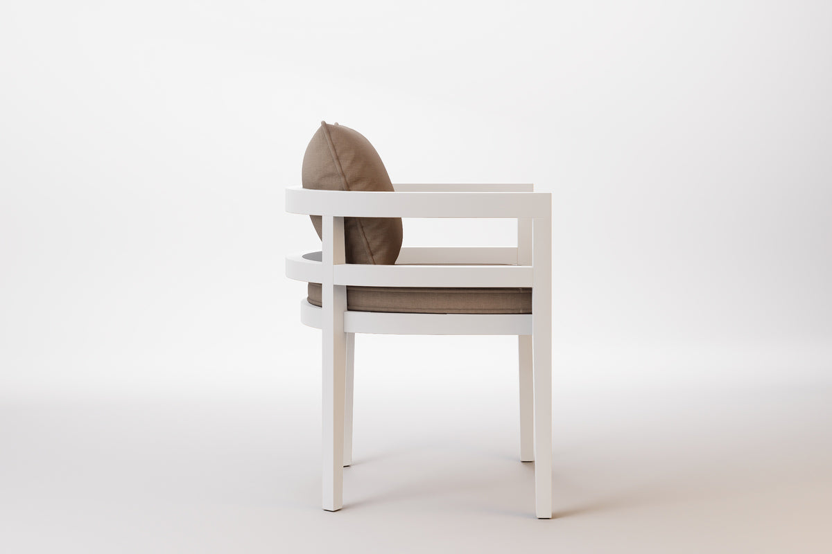 Rome Outdoor Dining Chair Aluminium