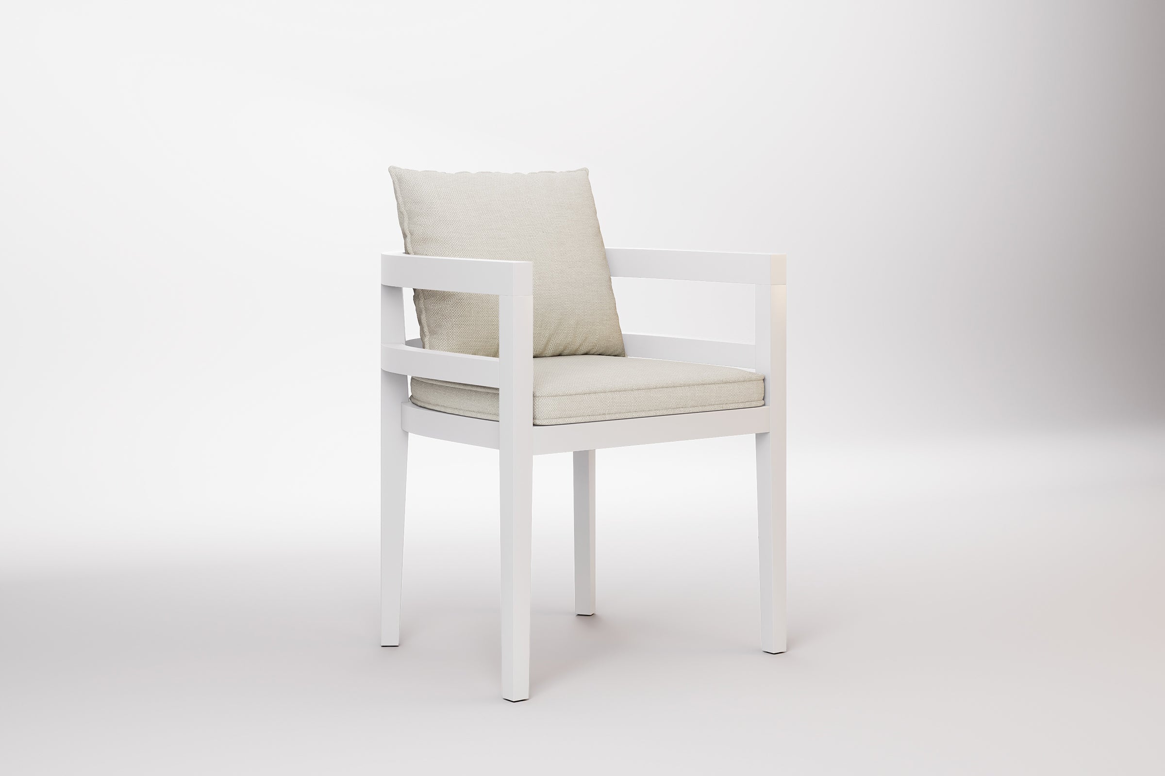 Rome Outdoor Dining Chair Aluminium