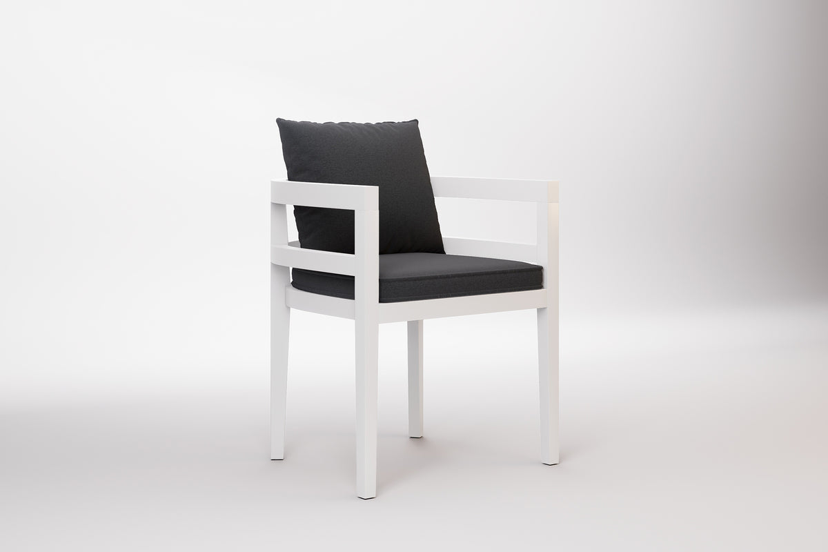 Rome Outdoor Dining Chair Aluminium