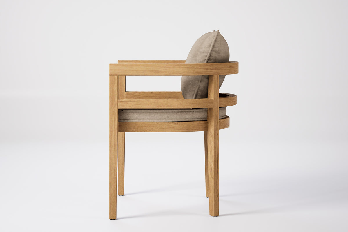 Rome Outdoor Dining Chair Teak