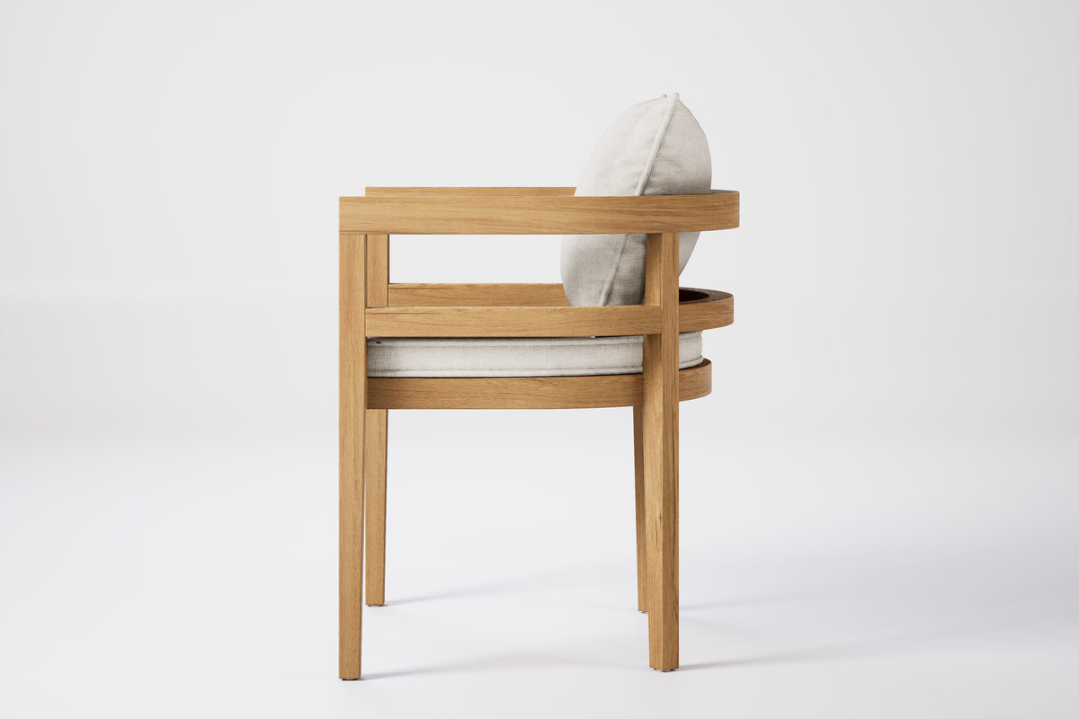 Rome Outdoor Dining Chair Teak