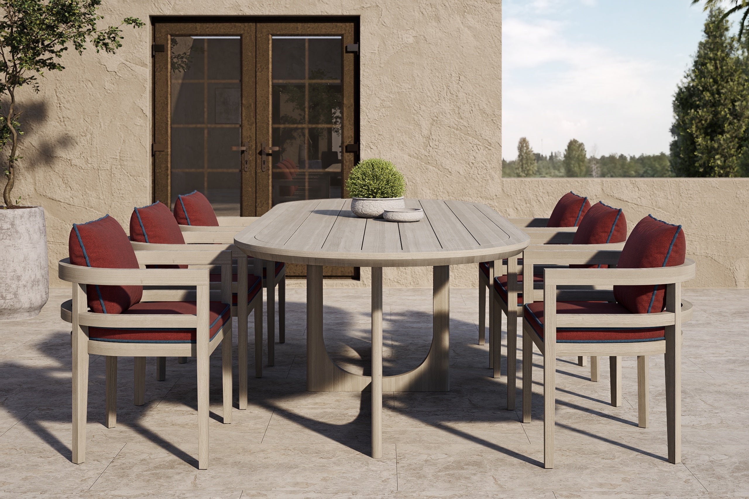 Rome Outdoor Dining Chair Teak
