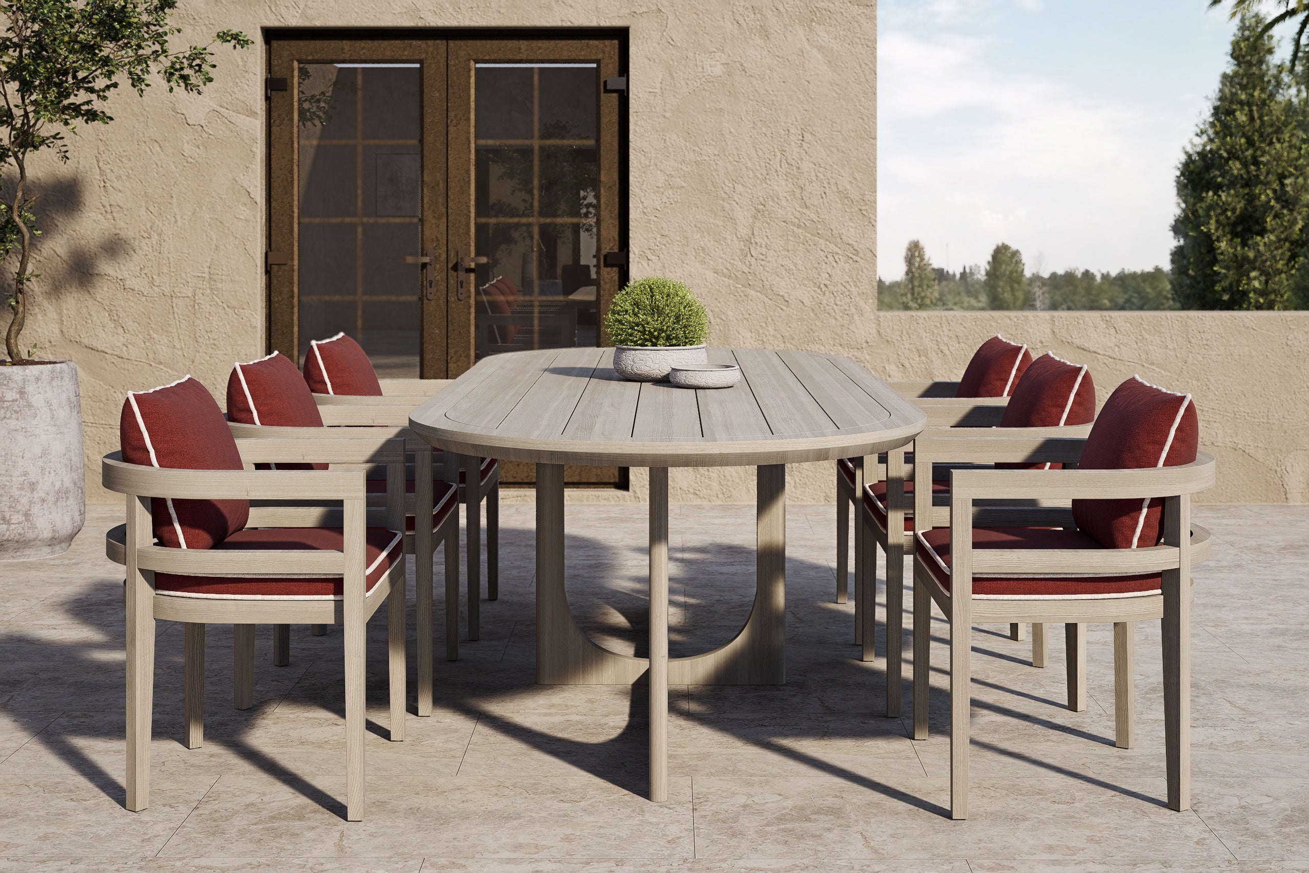 Rome Outdoor Dining Chair Teak