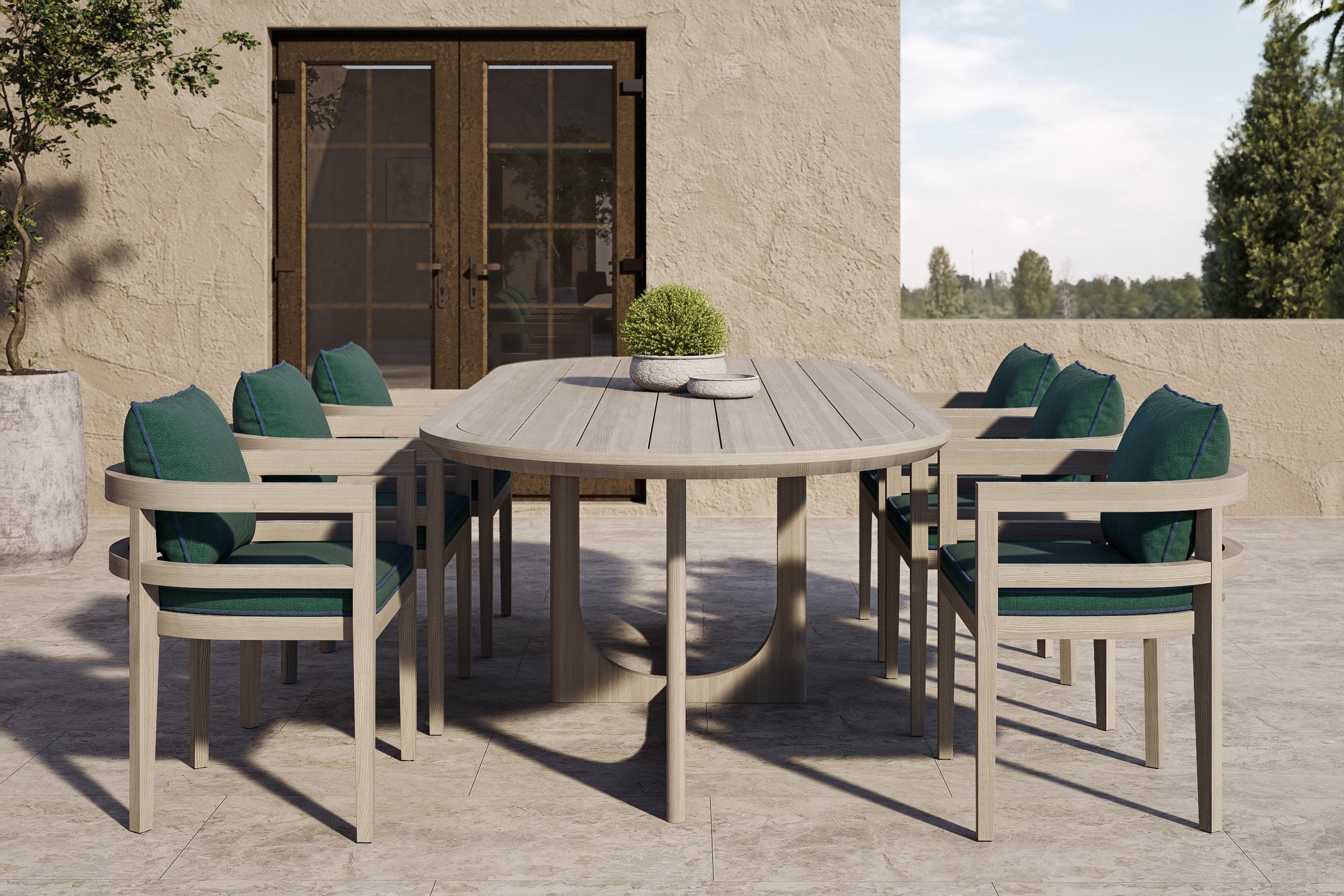 Rome Outdoor Dining Chair Teak