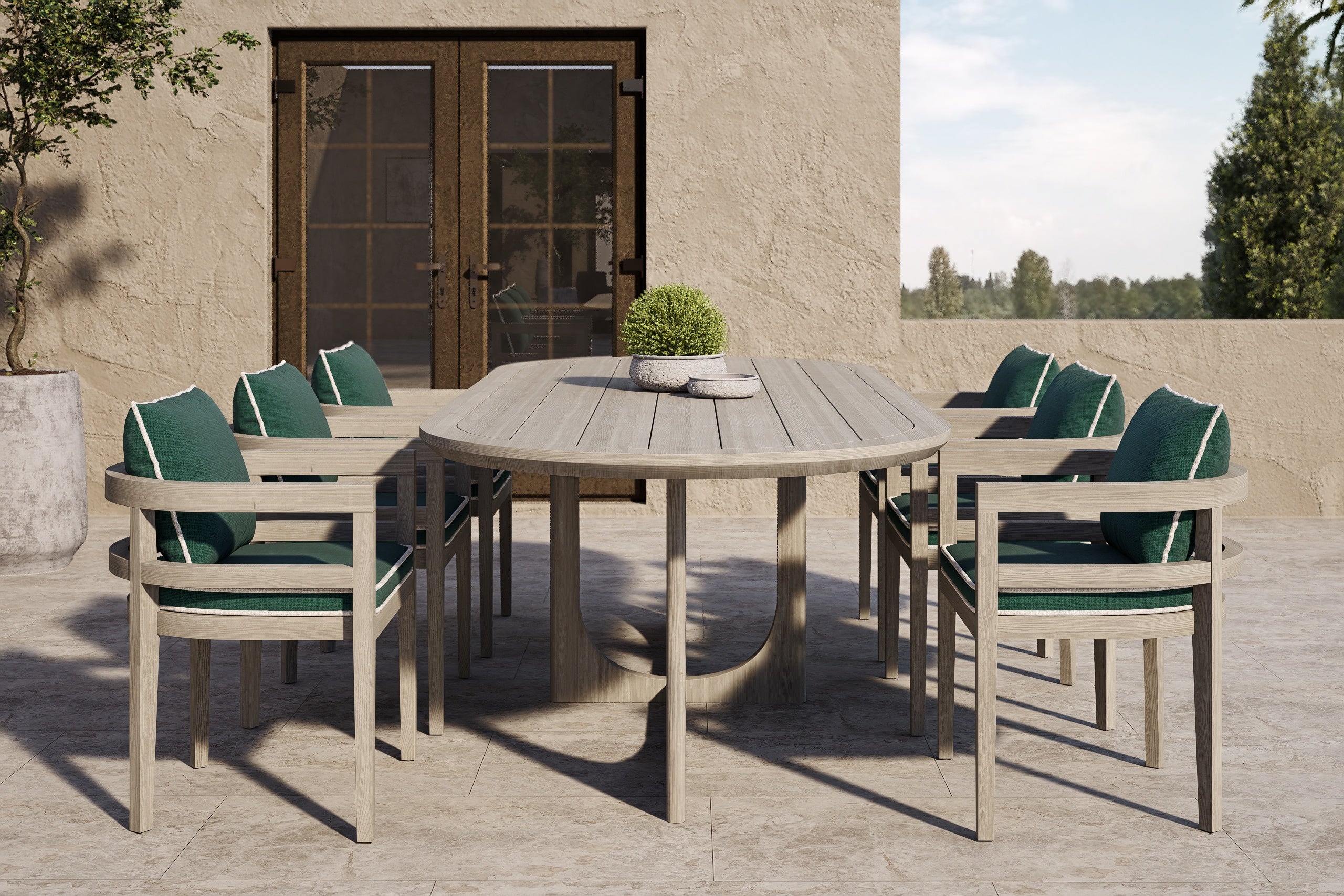Rome Outdoor Dining Chair Teak