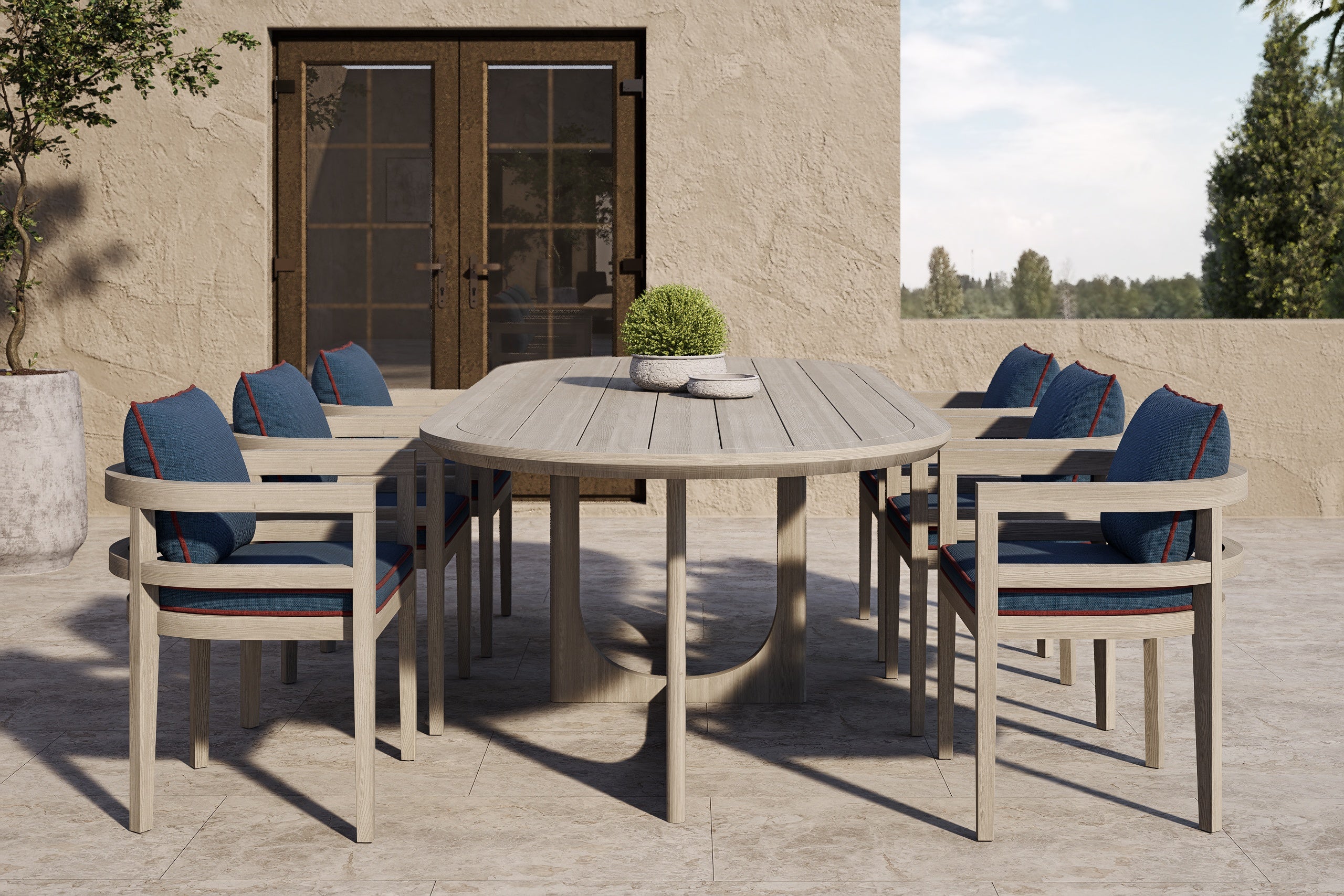 Rome Outdoor Dining Chair Teak