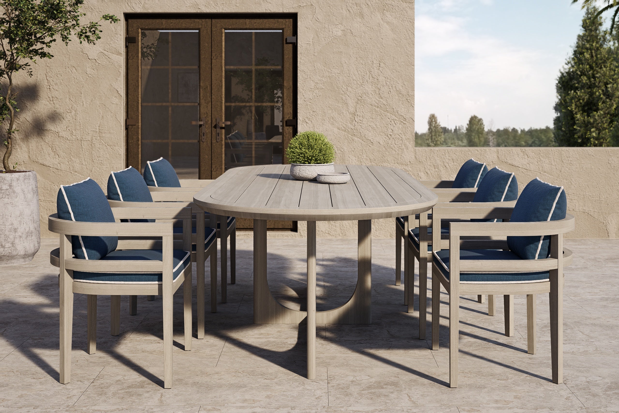 Rome Outdoor Dining Chair Teak