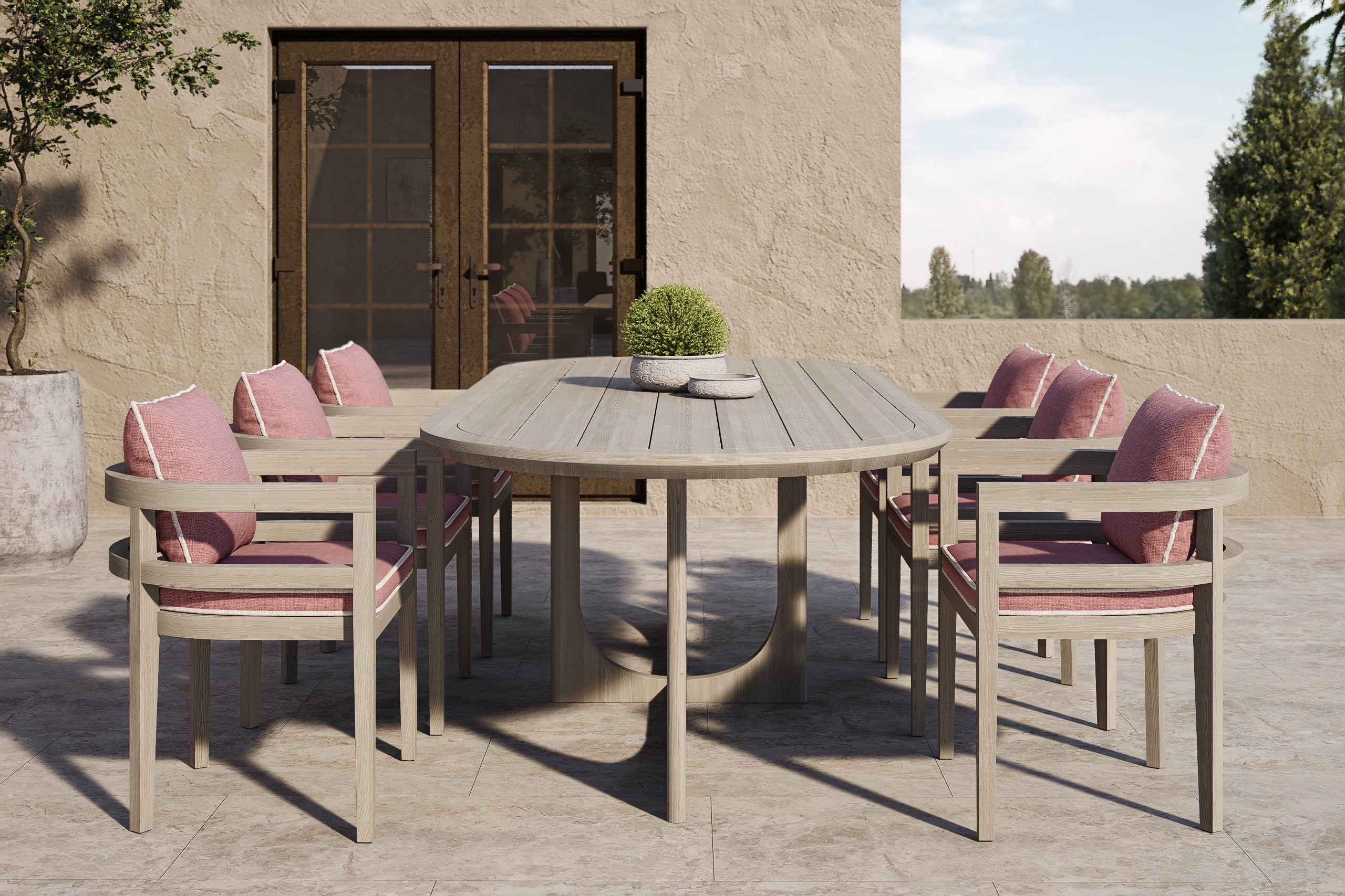 Rome Outdoor Dining Chair Teak