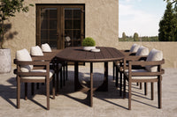 Rome Outdoor Dining Table Aluminium