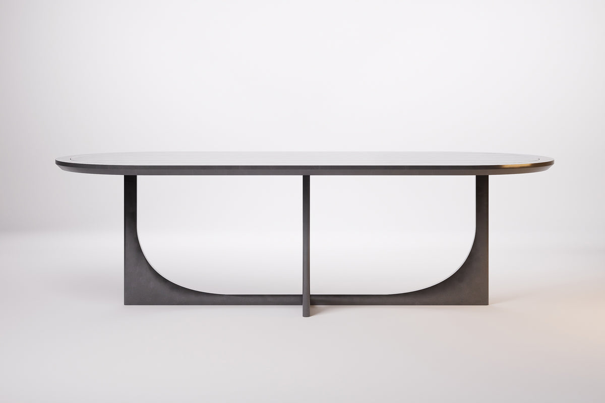 Rome Outdoor Dining Table Aluminium