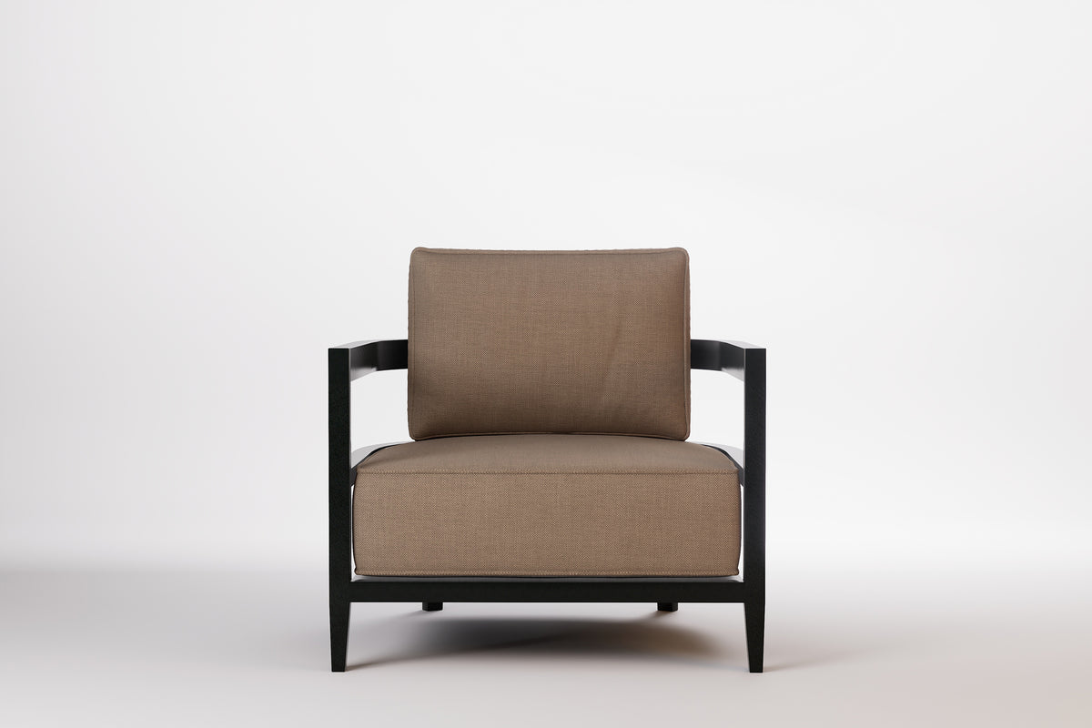 Rome Outdoor Lounge Armchair Aluminium