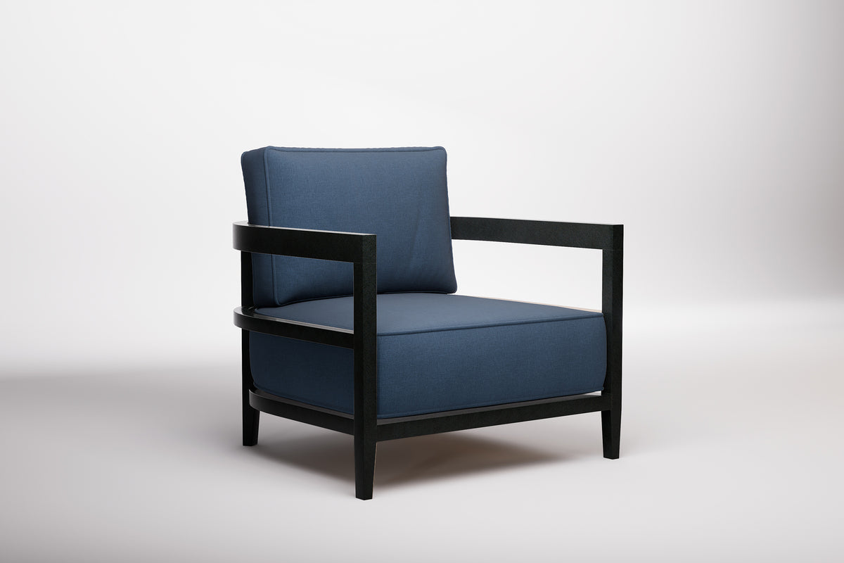 Rome Outdoor Lounge Armchair Aluminium