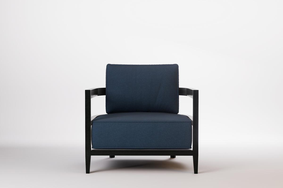 Rome Outdoor Lounge Armchair Aluminium