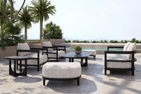 Rome Outdoor Lounge Armchair Aluminium