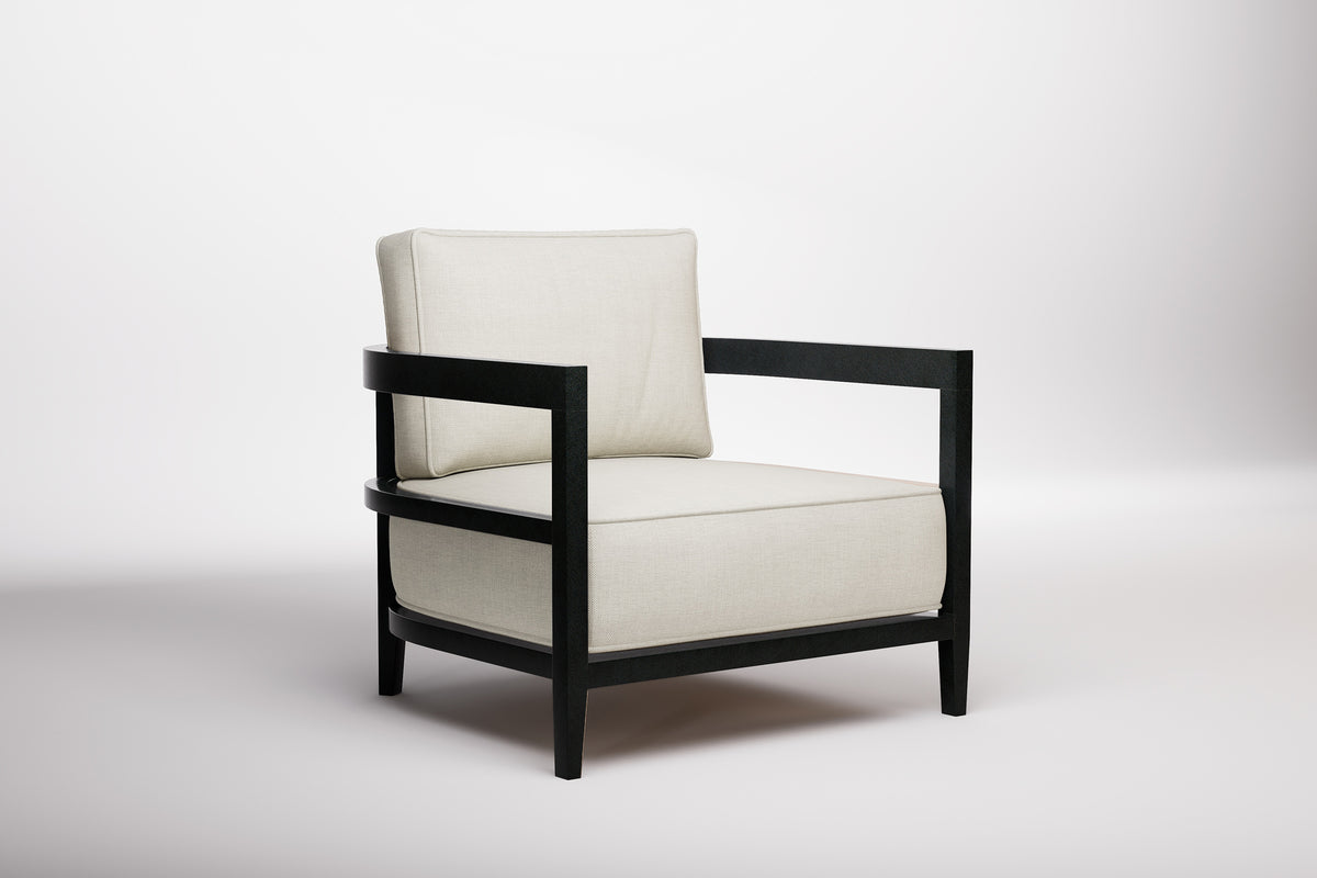 Rome Outdoor Lounge Armchair Aluminium