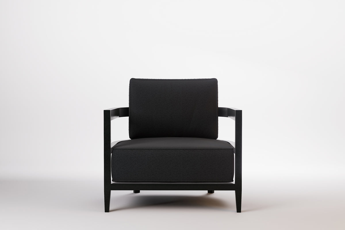 Rome Outdoor Lounge Armchair Aluminium